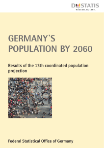 Results of the 13th coordinated population projection