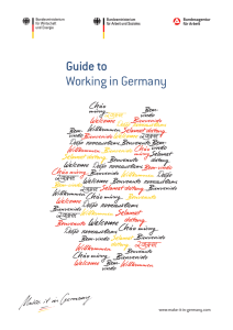 Guide to Working in Germany