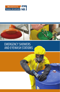 emergency showers and eyewash stations