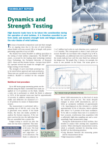 Dynamics and Strength Testing