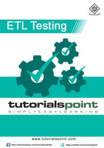ETL Testing Tutorial (PDF Version)
