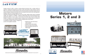 Motors Series 1, 2 and 3