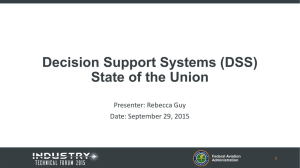 (DSS) Vision – Rebecca Guy, FAA
