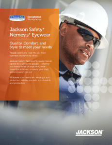 Jackson Safety Nemesis Eyewear Brochure