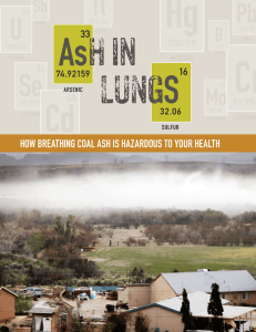 How Breathing Coal Ash is Hazardous to your Health