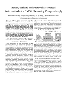 Battery-assisted and Photovoltaic-sourced Switched