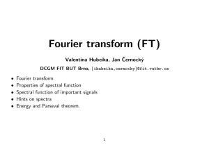 Fourier transform (FT)