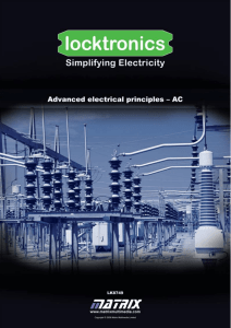 Advanced Electrical Principles - AC