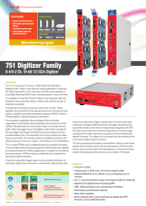 751 Digitizer Family