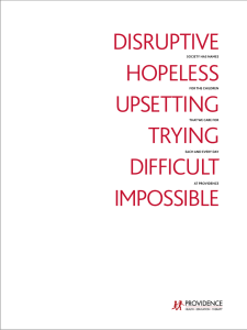 disruptive hopeless upsetting trying difficult impossible