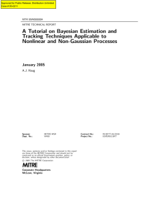 A Tutorial on Bayesian Estimation and Tracking Techniques
