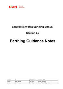 Earthing - Guidance Notes
