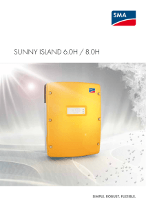 sunny island 6.0h / 8.0h - simple. robust. flexible.
