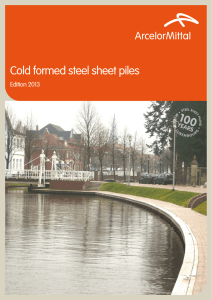 Cold formed sheet piles PDF