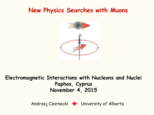 New Physics Searches with Muons