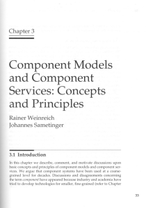 Chapter 3 Component Models and Component Services: Concepts