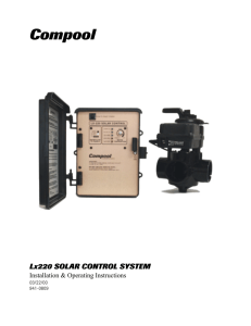 Compool LX-220 Solar Control