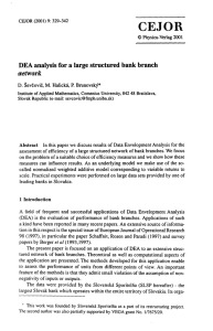 CFJOR (2001) - Department of Applied Mathematics and Statistics