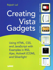 Creating Vista®Gadgets: Using HTML, CSS And