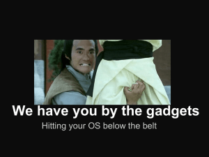 Have You By The Gadgets