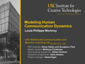 Modeling Human Communication Dynamics