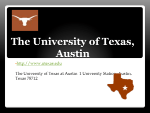 The University of Texas, Austin