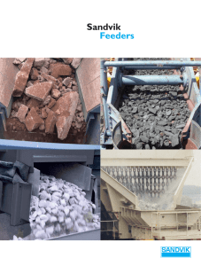 Folder Sandvik Feeders - Sandvik Mining and Construction