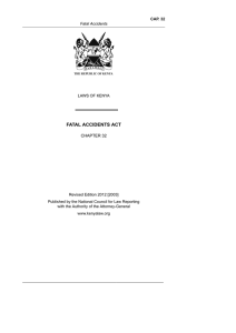 fatal accidents act