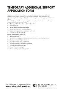 Temporary Additional Support application (PDF 547.98KB)