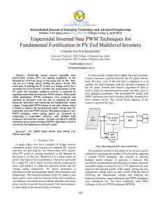 Trapezoidal Inverted Sine PWM Techniques for