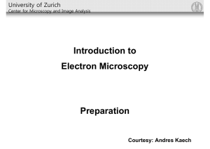 Introduction to Electron Microscopy Preparation