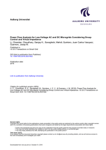 Power Flow Analysis for Low-Voltage AC and DC - VBN