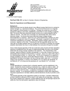 PenTech FAQ # 09 - Capacitance Level