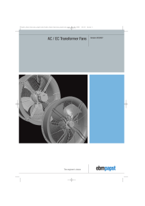 AC / EC Transformer Fans Version 05/2007 - ebm