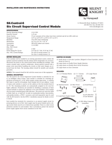 SK-Control-6 Six Circuit Supervised Control Module