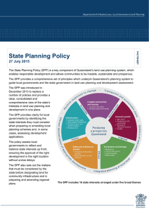 State Planning Policy - Department of Infrastructure, Local