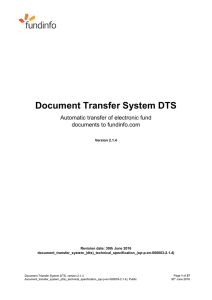Document Transfer System DTS