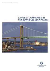 largest companies in the gothenburg region