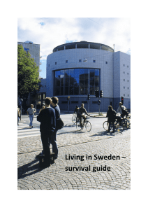 Living in Sweden – survival guide