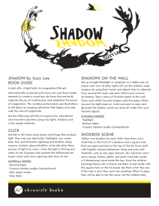 Shadow by Suzy Lee Book Guide CLiCk ShadowS on the waLL