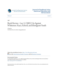 Book Review - Lee, S. (2005) Up Against Whiteness: Race, School