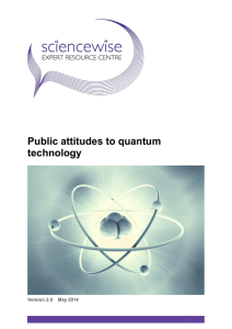 Public attitudes to quantum technology