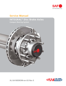 INTEGRAL® Disc Brake Axles Service Manual