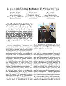 Motion Interference Detection in Mobile Robots