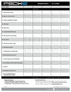 worksheet • x2 core