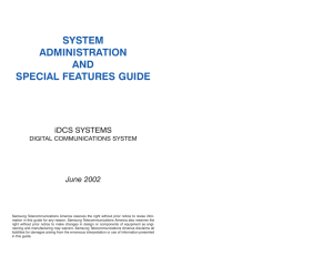 iDCS 100 System Administrator Guide
