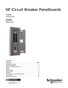 NF Circuit Breaker Panelboards