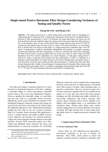 Single-tuned Passive Harmonic Filter Design Considering Variances