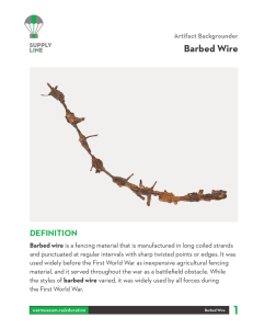 Barbed Wire - Canadian War Museum