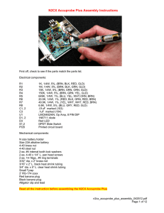 Accuprobe Assembly Manual